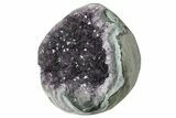 Purple Amethyst Geode With Polished Face - Uruguay #199734-2